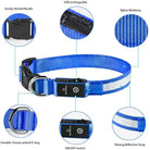 Dog USB Rechargeable Soft Safety Night Light Collar