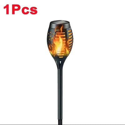 Solar Flame Torch Lights – Waterproof Lamps