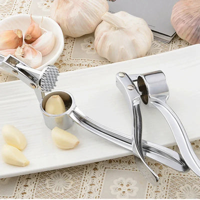Stainless Steel Garlic Smasher Press