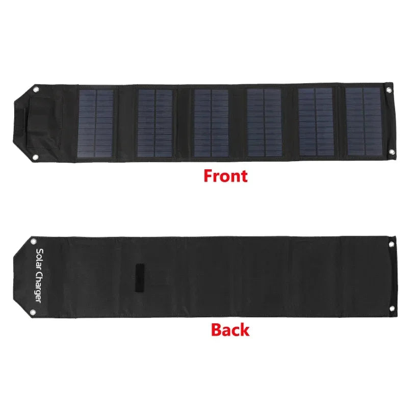 Foldable Solar Panel Charger Power Bank