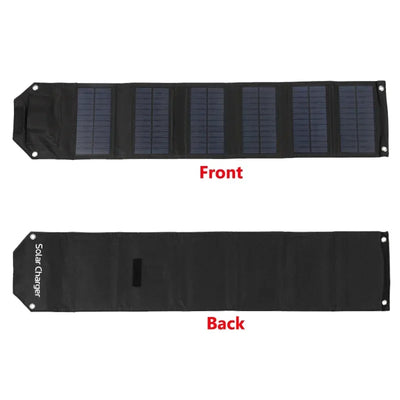Foldable Solar Panel Charger Power Bank
