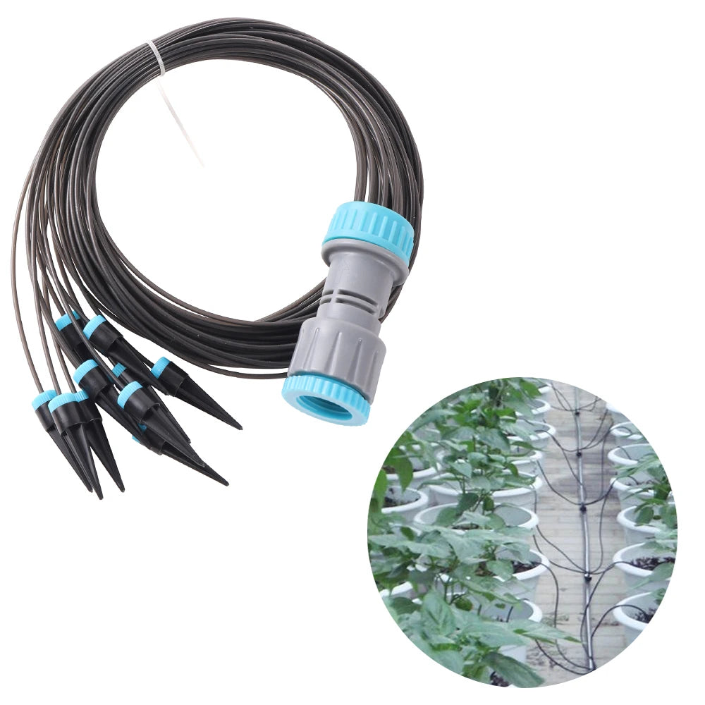 10-Head Adjustable Drip Irrigation Kit