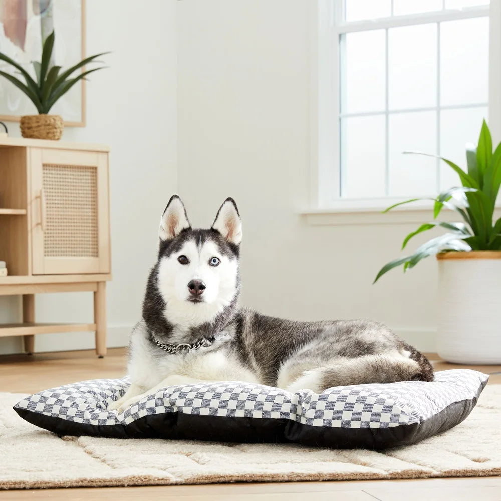 Tufted Pillow Dog Bed