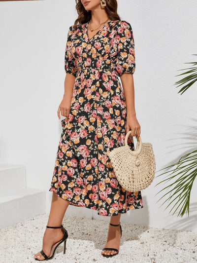 Women Summer Floral Long Dress,Fashion Women's Bohemian Dresses,Woman Clothing,Woman Clothes,Sundress,New In Dress 2025