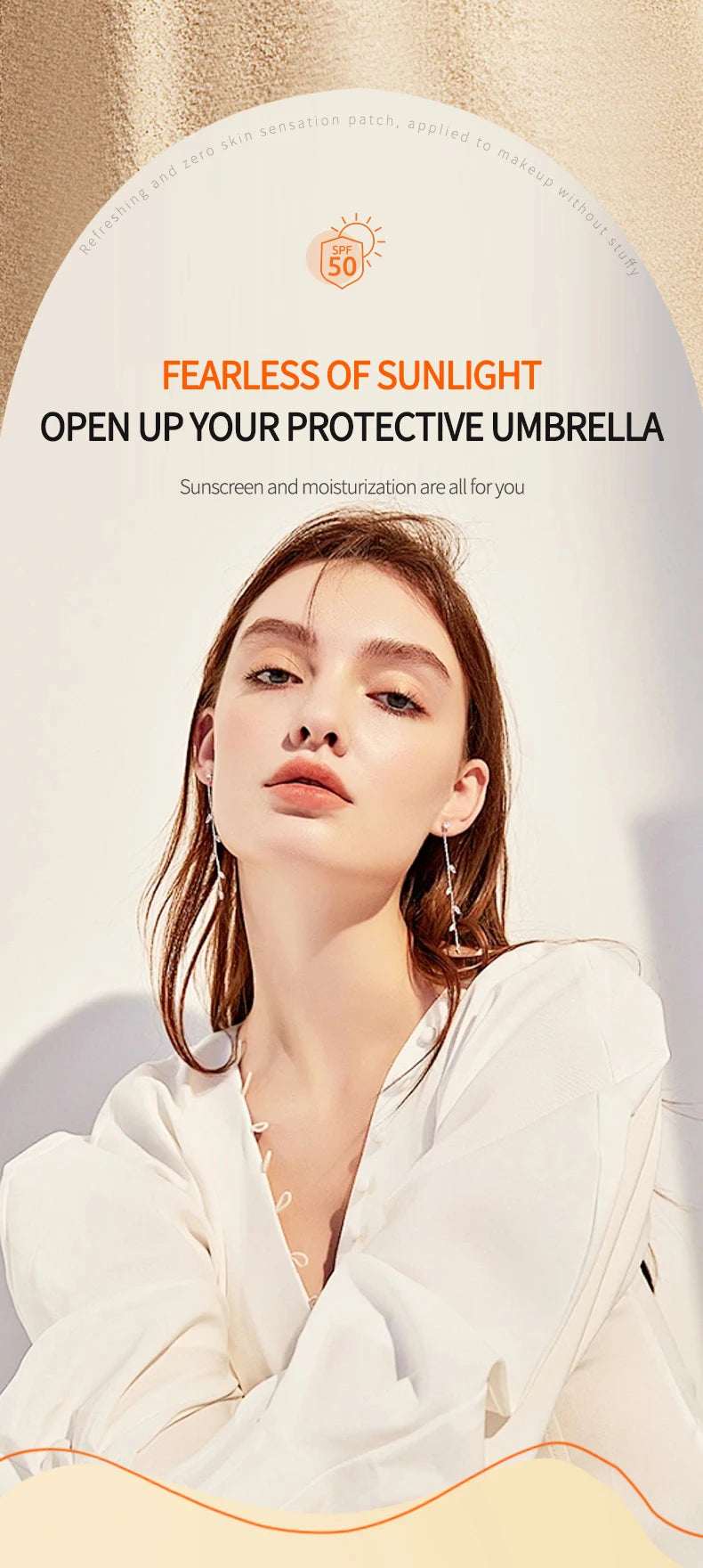 Body Make Up Base Anti-Imperfection Anti-Shine Invisible Fluid Waterproof Portable Sunscreen Cosmetics