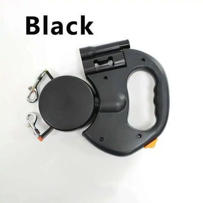 Auto Retractable Double-Ended Dog Leash