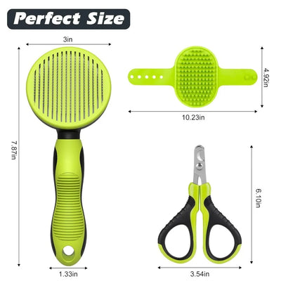 Cat Grooming Brush Shedding Trimmer