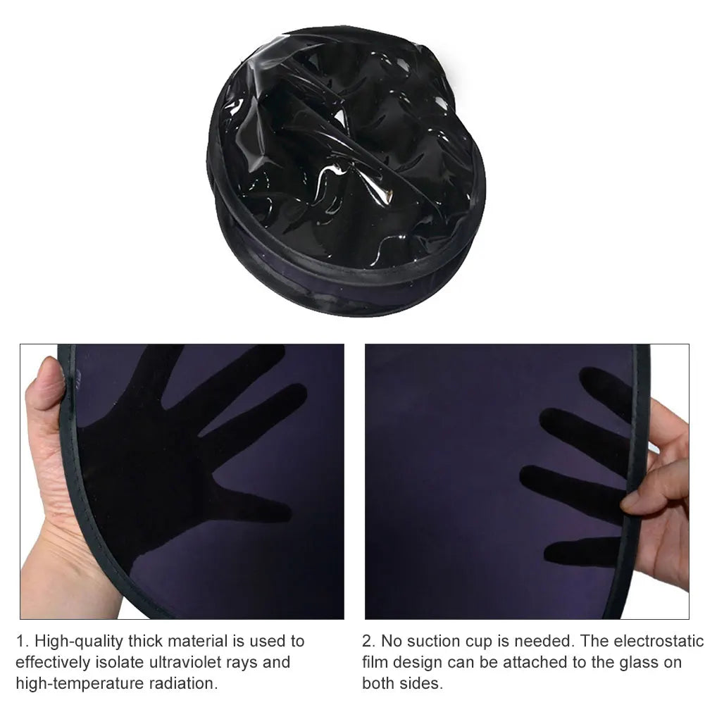 Car Sun Shade UV Protection Car Curtain Car Side Window Sunshade Electrostatic Film Auto Window Sun Visor Protection Window Film