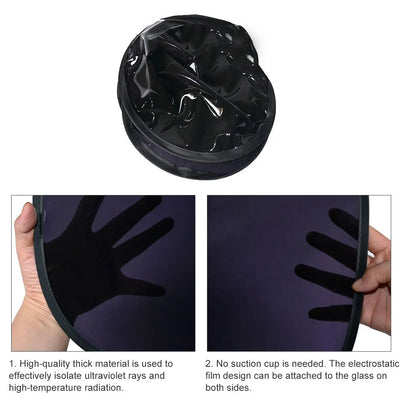 Car Sun Shade UV Protection Car Curtain Car Side Window Sunshade Electrostatic Film Auto Window Sun Visor Protection Window Film