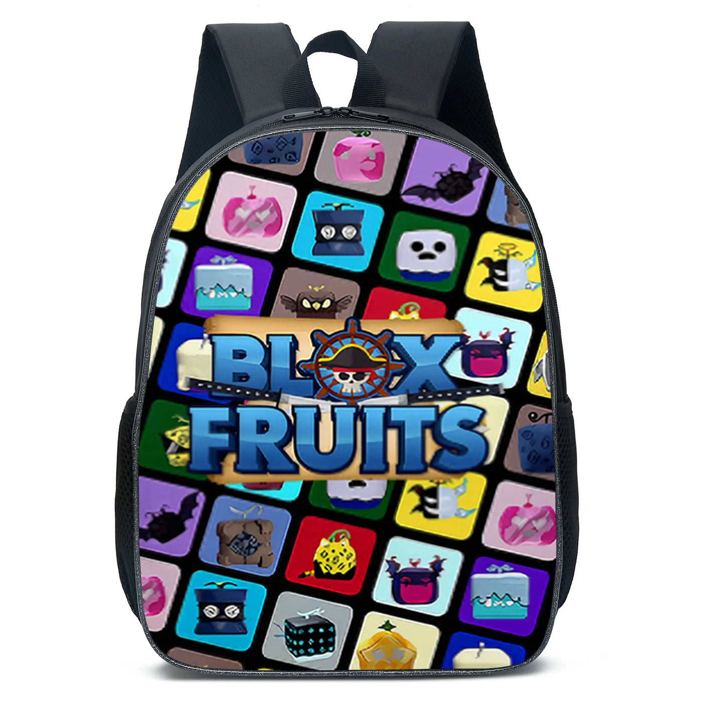 ROBLOX Blox Fruits Primary School Bag Children's Cartoon Backpack Backpack Kawaii Cartoon School Bag Mochila