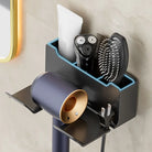 Wall mounted dryer storage rack