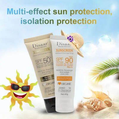 Body Whitening Sun Cream Sunscreen Facial Solar Blocker Moisturizing Refreshing Not Greasy Protector Solar SPF50/90 Skin Care