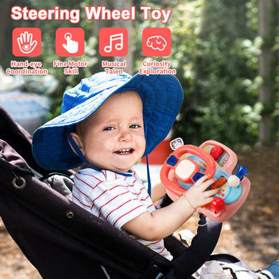 Electric Baby Steering Wheel Toy