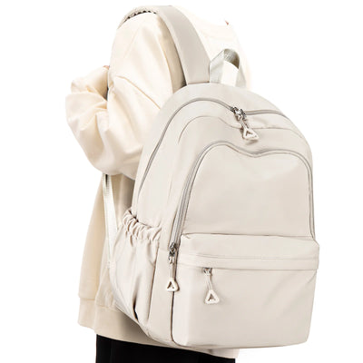 School bag, preppy, cute, light, large capacity, simple, backpack, junior high school students, college students commuting bag