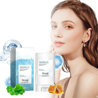 Hyaluronic Acid Face Serum Face Sunscreen Stick Refresh Sun Stick SPF50 PA Lightweight Sunscreen Stick Moisture Stick Sunscreen