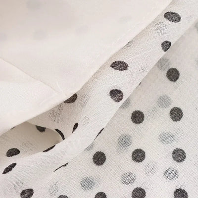 TRAF Women's Dresses Elegant Halter Long Dresses 2025 Spring Summer Dot Y2k Vestidos Fashion Casual Lace-Up Party Midi Dresses