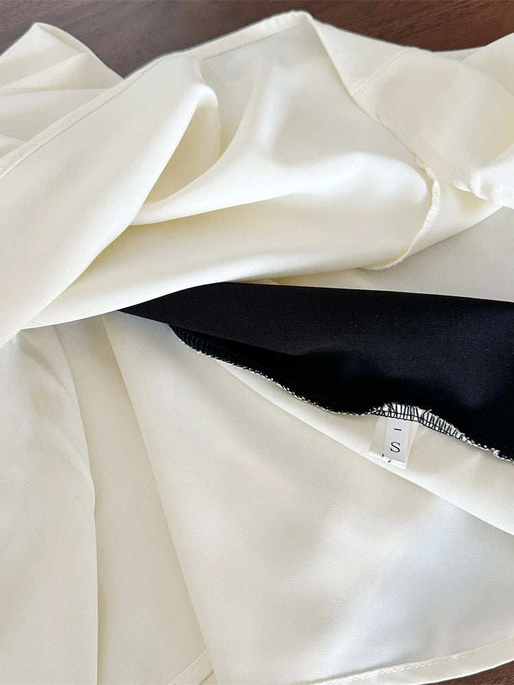 2025 Women Fashion Pleated Ruffle Hem Lace Dresses Sexy Bustier Backless Halter A-Line Dresses Sexy Lady Maxi Beach Party Gowns