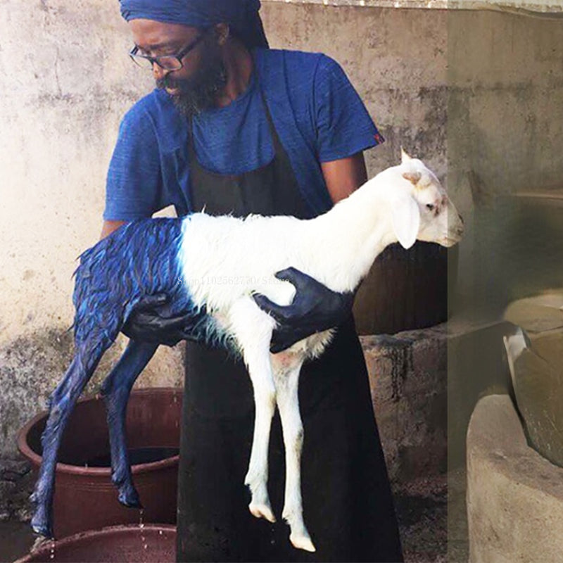 No-cook Indigo Dark Blue Clothes Dye Tie-dye Material Package Grass and Wood Dyeing Agent Diy Clothes Refurbishing Dye