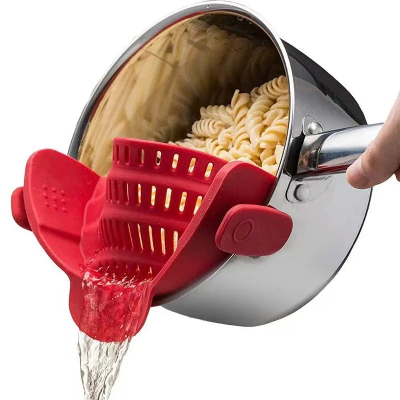 Vegetables Silicone Clip-On Strainer