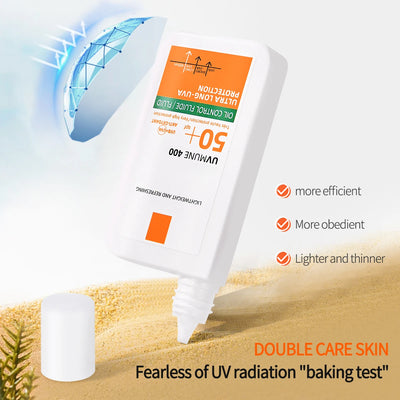 Body Make Up Base Anti-Imperfection Anti-Shine Invisible Fluid Waterproof Portable Sunscreen Cosmetics