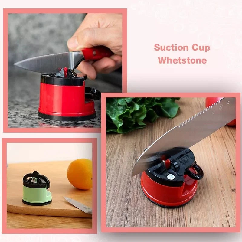 Kitchen Knife Sharpener with Suction Base