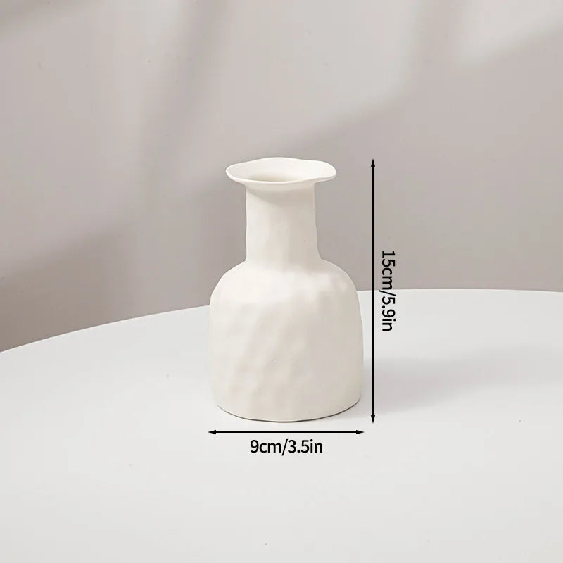 Nordic White Flower Vase