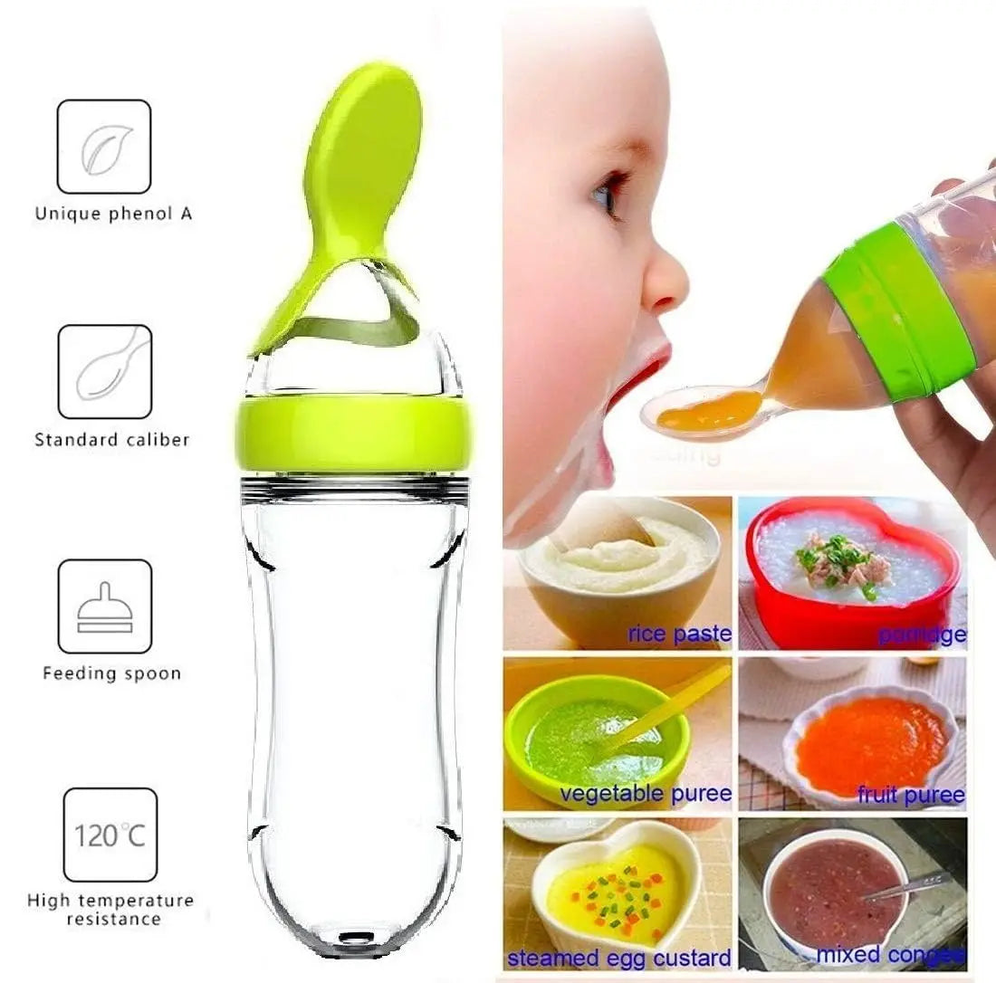 Silicone Baby Feeding & Training Spoon