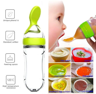 Silicone Baby Feeding & Training Spoon