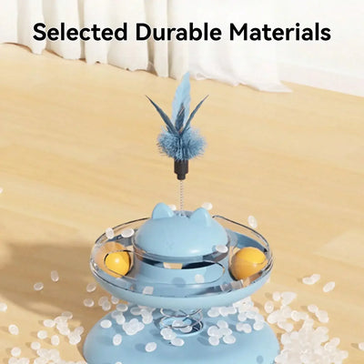 360° Interactive Cat Toy Feeder