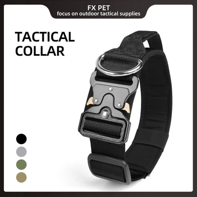 Rugged Tactical Dog Collar