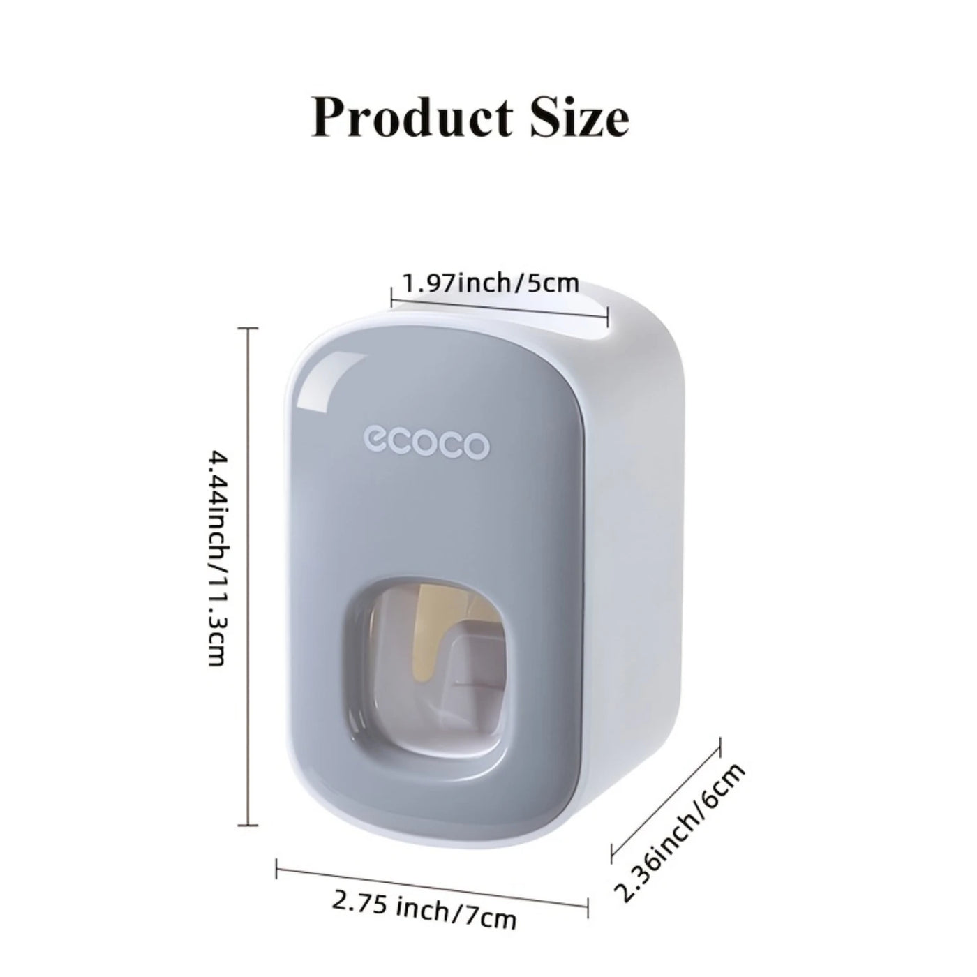 Smart Wall-Mounted Toothpaste Dispenser Set