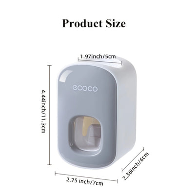 Smart Wall-Mounted Toothpaste Dispenser Set