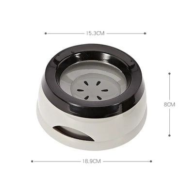 Floating No-Spill  Dog Bowl