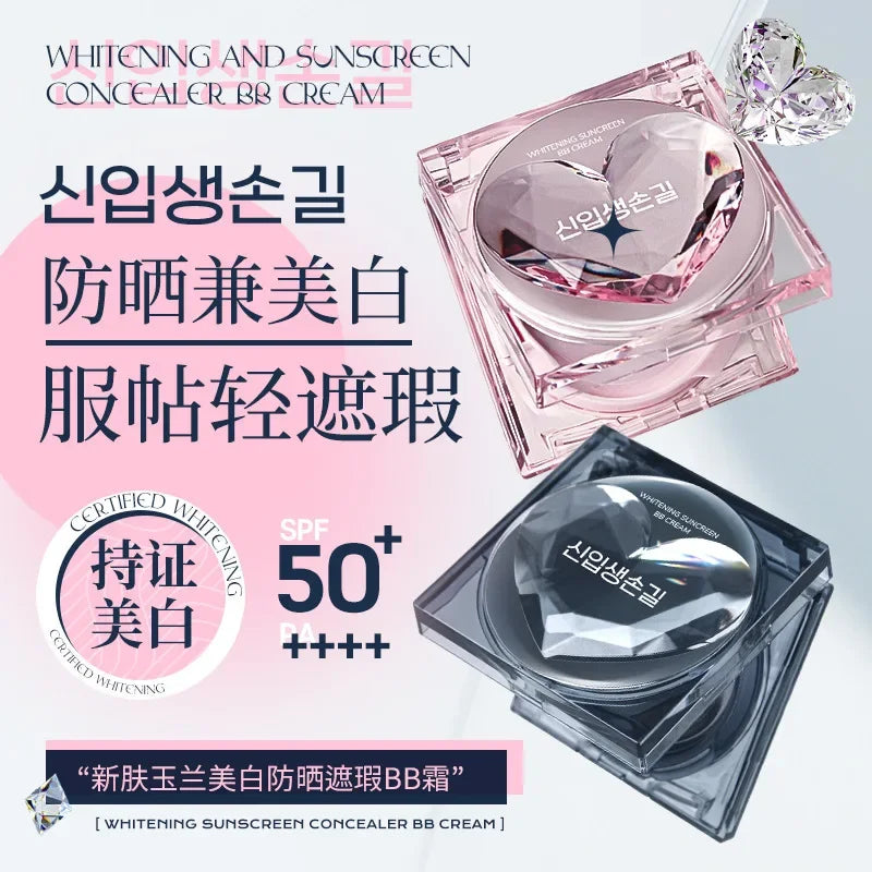 Whitening Sunscreen Air Cushion BB Cream Concealer Waterproof Sweatproof 50x Sunscreen Foundation