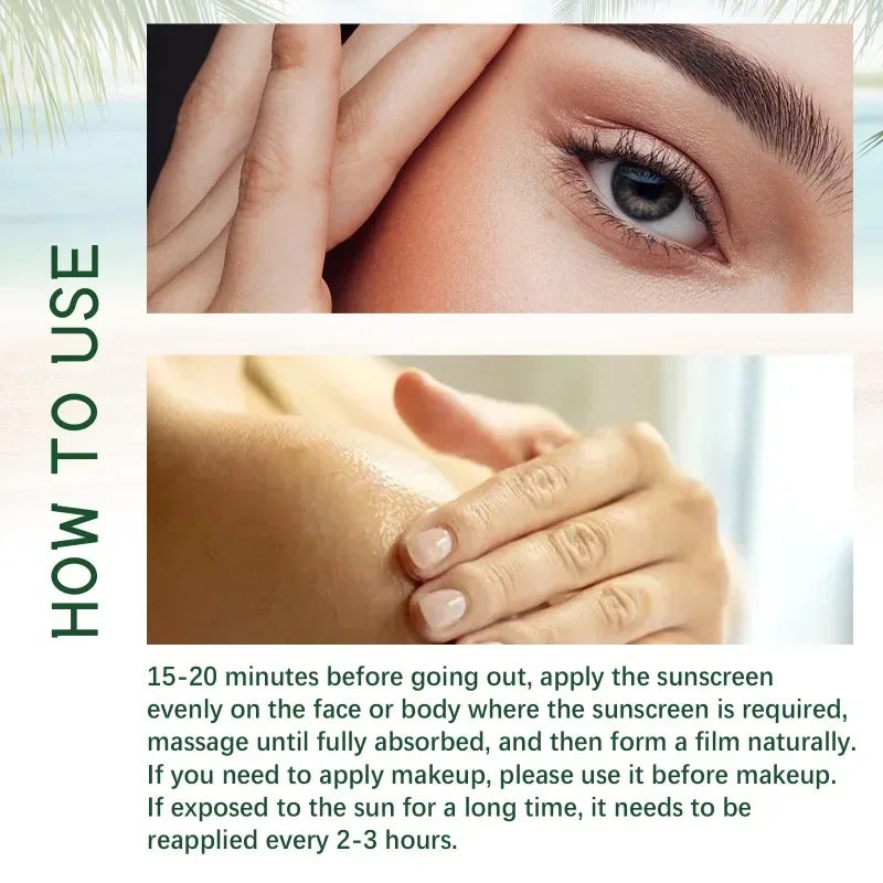 Aloe Soothing Sun Cream SPF 50+ PA+++ 50ml Sunscreen Sun Protection Uv Isolation Moisturizing non-greasy Korean Skincare