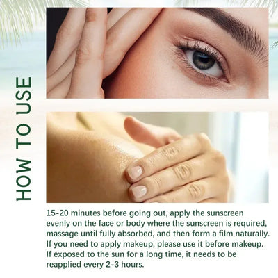 Aloe Soothing Sun Cream SPF 50+ PA+++ 50ml Sunscreen Sun Protection Uv Isolation Moisturizing non-greasy Korean Skincare