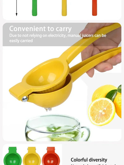Lemon Squeezer Aluminum Alloy Hand Pressed Orange Fruit Juicer Home Manual Portable Practical Kitchen Tools Mini Blender