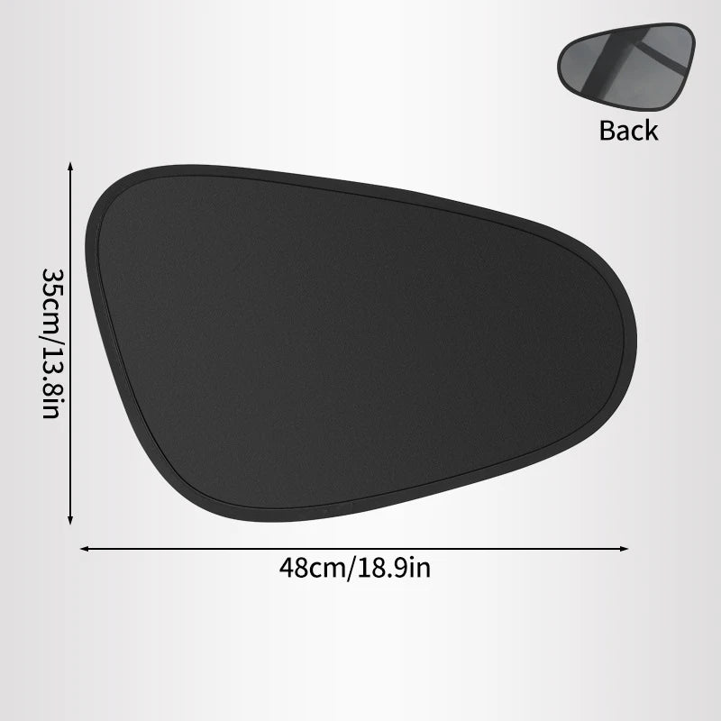 Car Side Window Sunshade 4-Layer Sun Block Film Cloth Sun Visor Summer UV Protection Window Curtain Car Sun Shade Cover