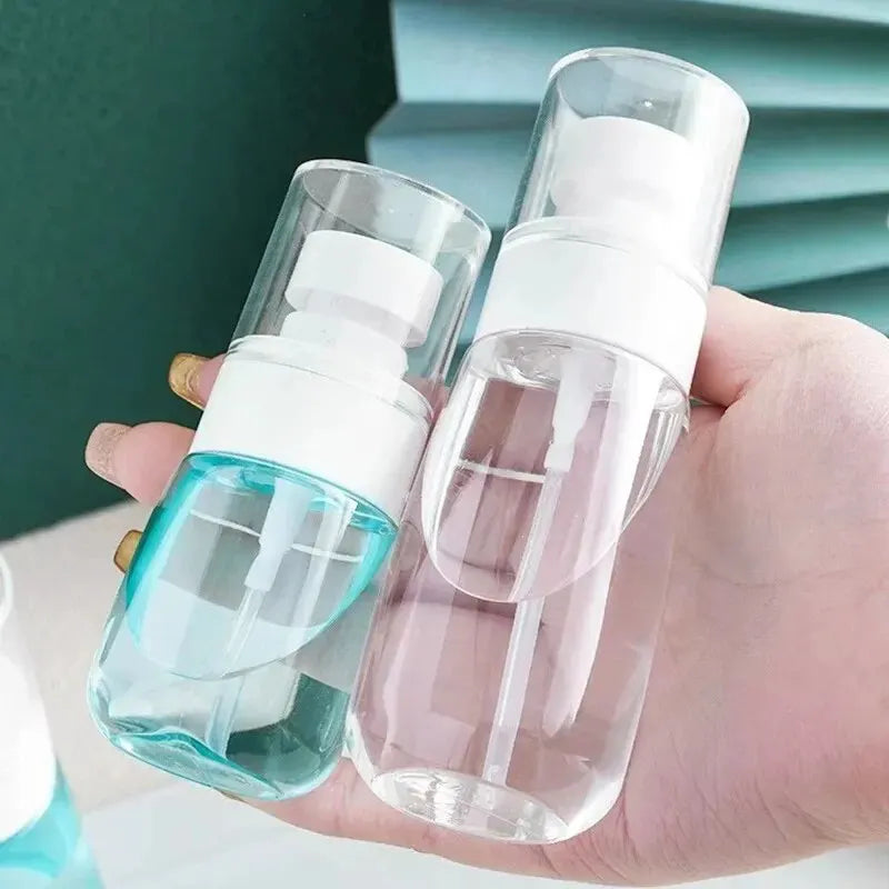 30/60/80ml Travel Sub-bottled Sunscreen Spray Bottle Customized Can Transparent Plastic Bottle For Travel Convenience