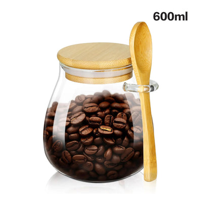 Airtight Glass Food Storage Jar with Lid