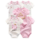 Baby Four Seasons Fashion Cartoon Short Sleeve