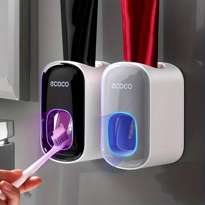 Smart Wall-Mounted Toothpaste Dispenser Set