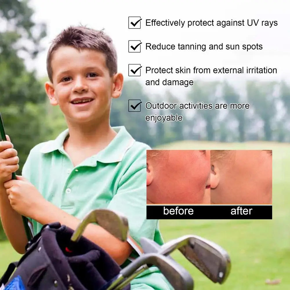 24pcs Sunscreen Face Nose Patch UV Protection Patch Summer Outdoor Cool Sunscreen Sticker Golf Gel Facial Patches