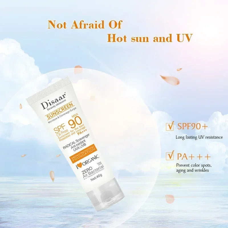 Facial Body Sunscreen Sun Cream Sunblock Oil Control Body Protector Solar Lotion Protective Anti Sun Protection Skin Care SPF90
