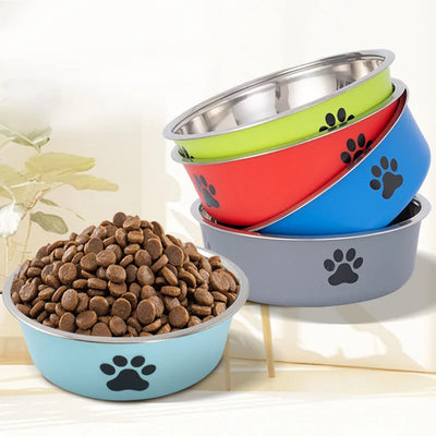 Non-Slip Stainless Steel Dog Water Bowl