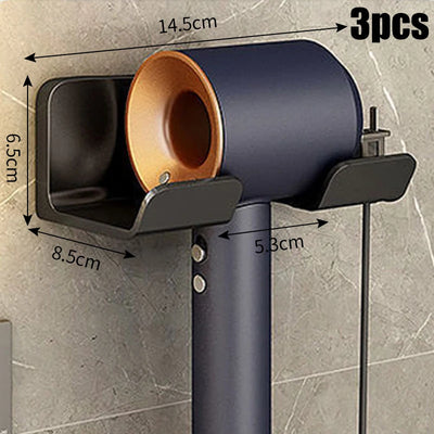 Wall mounted dryer storage rack