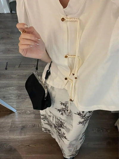 Vintage Tie Dye 2025 Spring New Fashion High Waist Women Skirt Fairy Y2k Aesthetic Elegant Skirts Split Harajuku Casual Falda