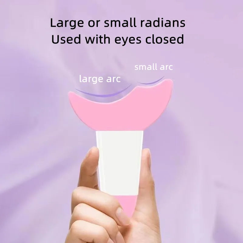 Multifunctional Crescent-Shaped Silicone Eye Makeup Baffle