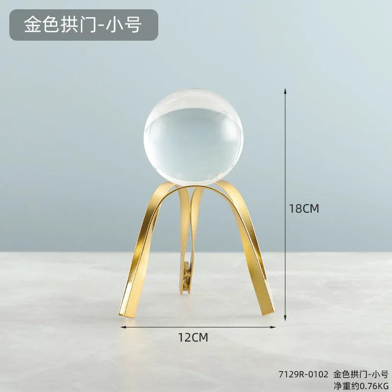 Living Room Nordic Light Luxury Crystal Ball Ornaments