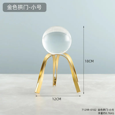 Living Room Nordic Light Luxury Crystal Ball Ornaments